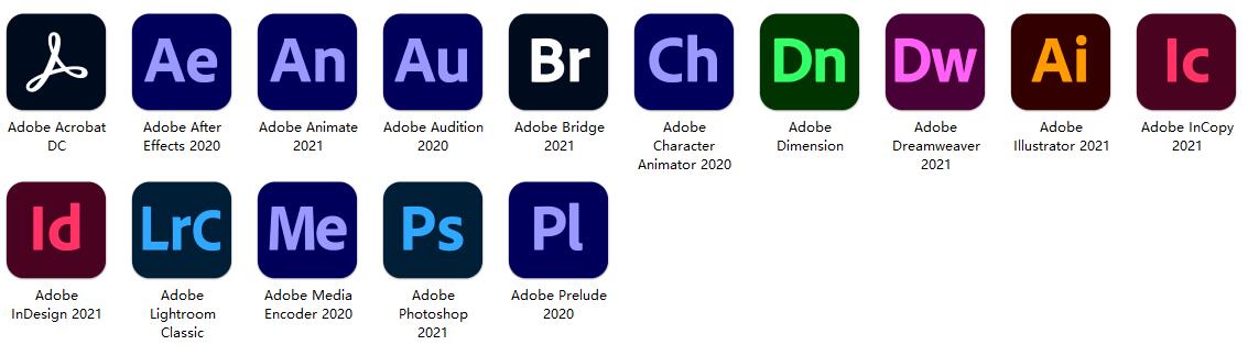 Adobe CC 2021全家桶 Win/Mac-1