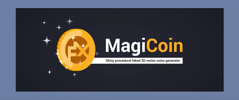 金币硬币翻转MG动画AE脚本 Aescripts FX MagiCoin v1.0-1